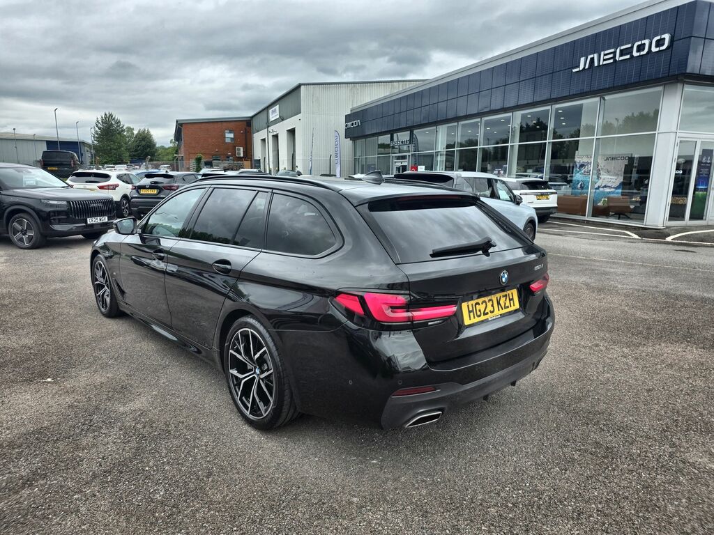 BMW 5 Series 520I M Sport Touring Black #6