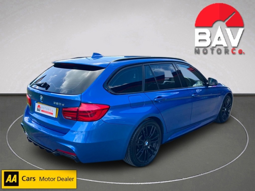 BMW 3 Series 320D M Sport YB67XKW Blue #3