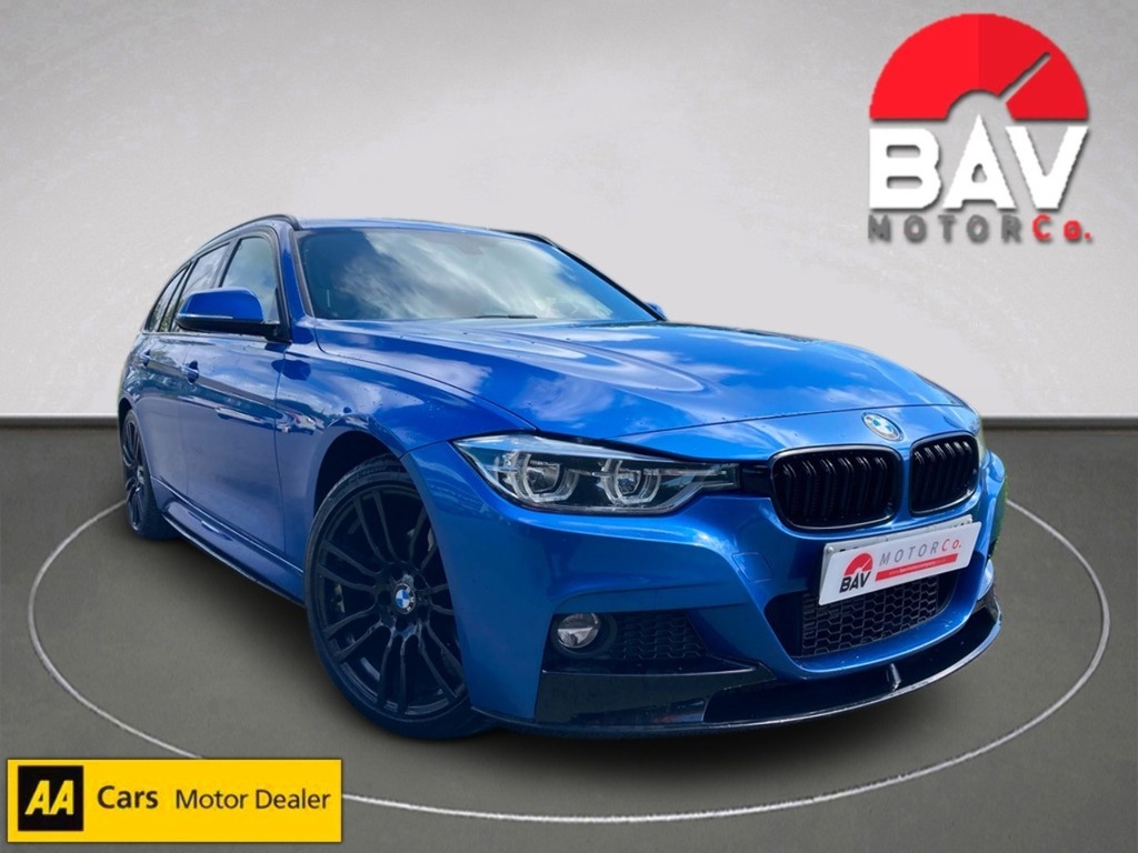 BMW 3 Series 320D M Sport YB67XKW Blue