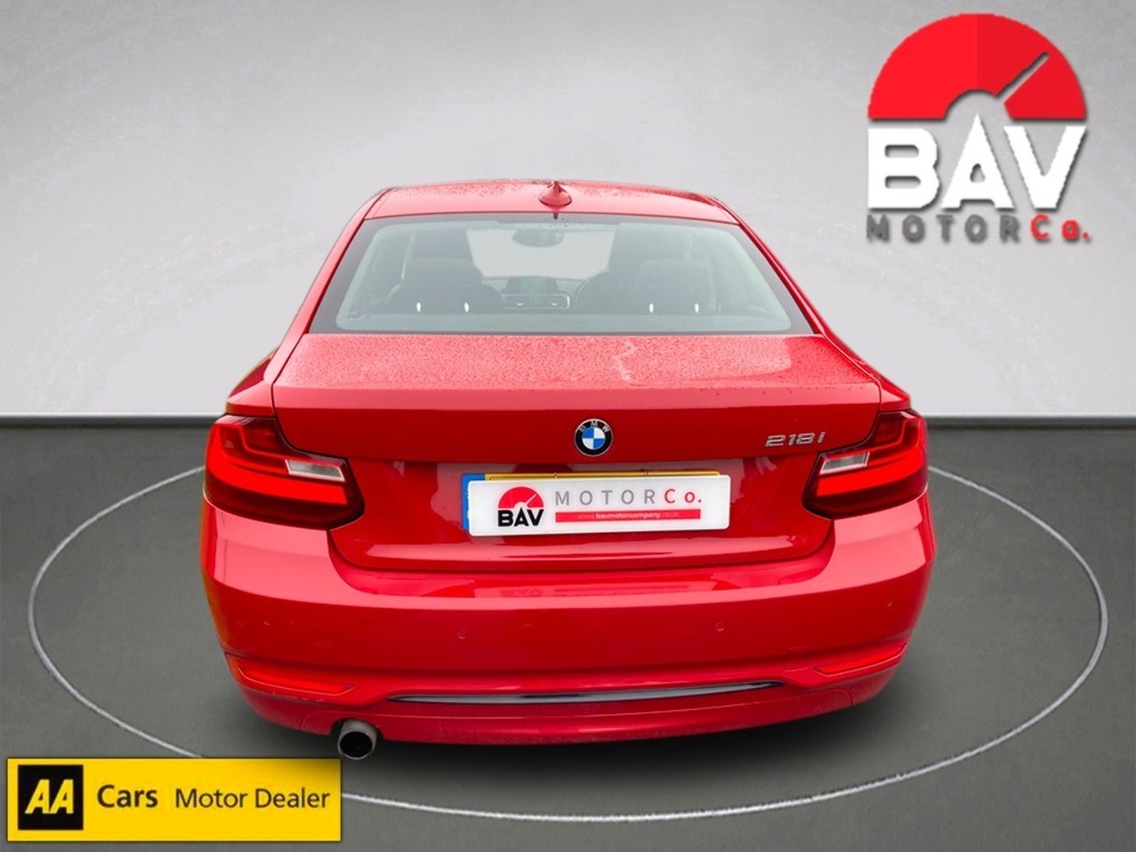BMW 2 Series 218I Sport HV66GRK Red #4