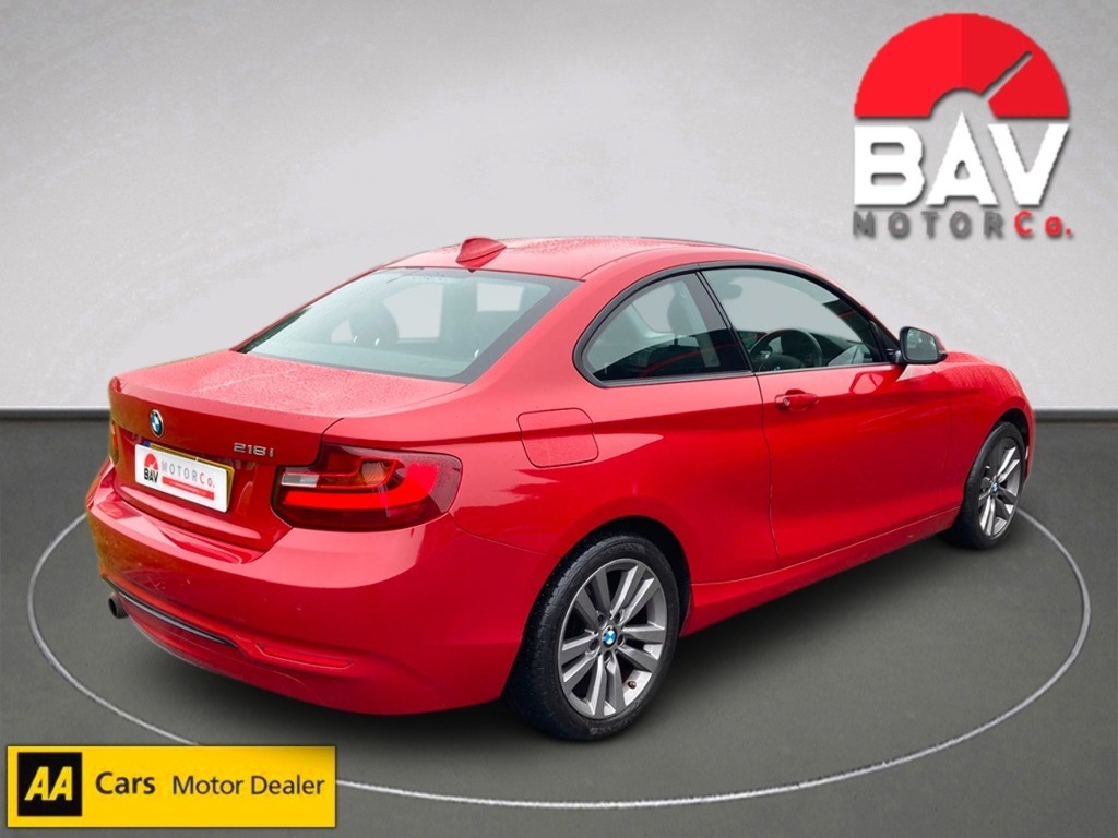 BMW 2 Series 218I Sport HV66GRK Red #3