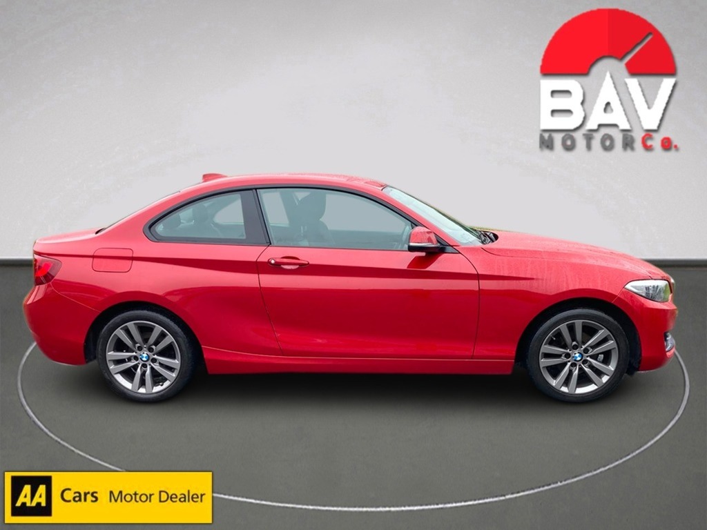 BMW 2 Series 218I Sport HV66GRK Red #2