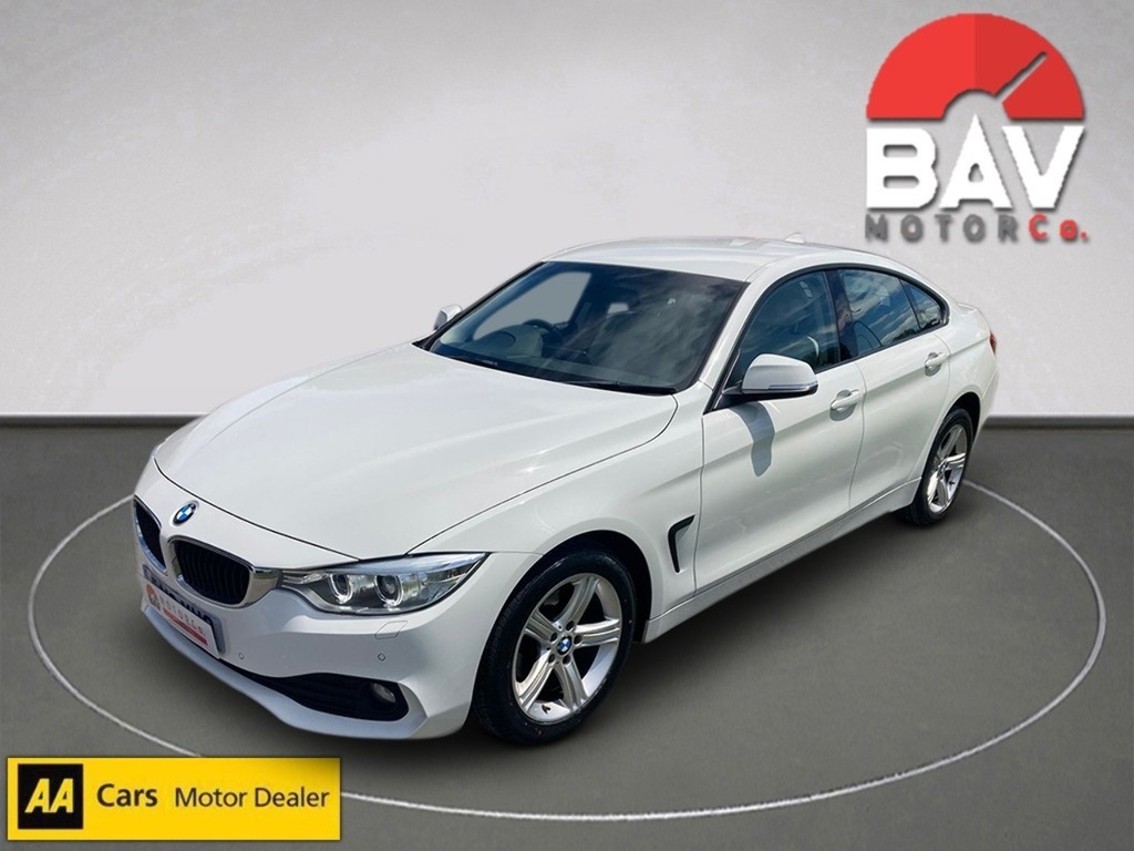 BMW 4 Series Gran Coupe 418D Se White #6