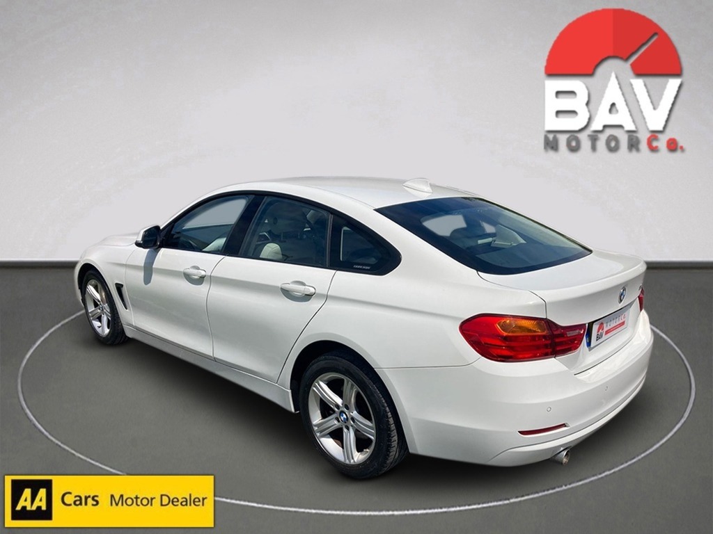 BMW 4 Series Gran Coupe 418D Se White #5