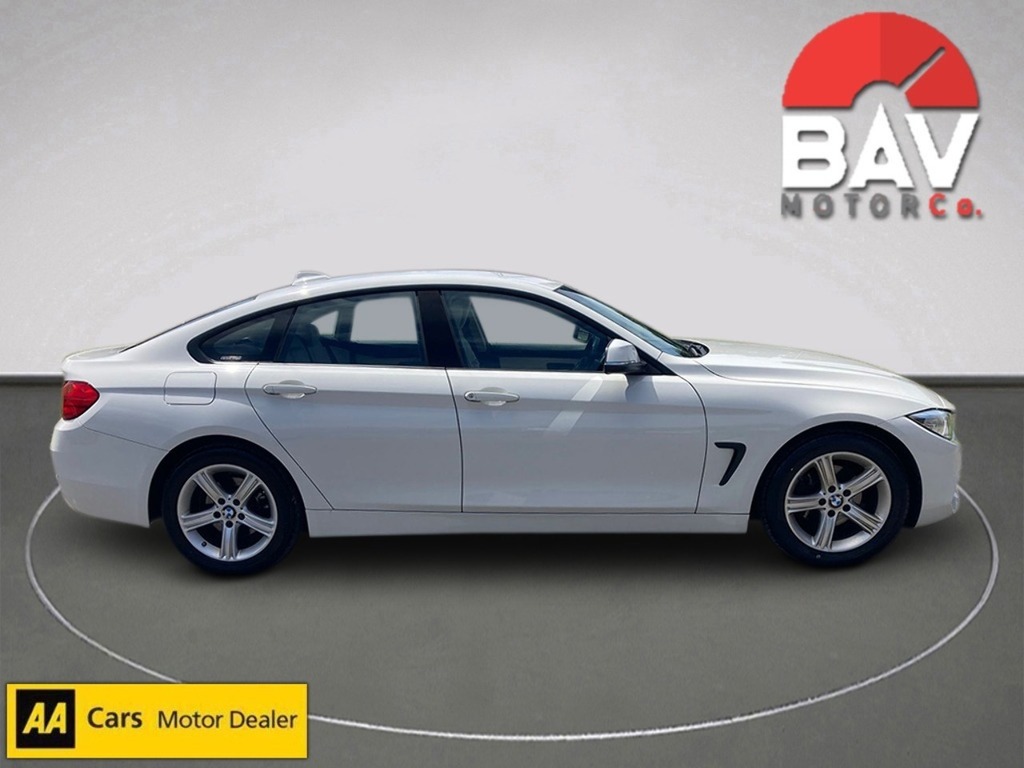 BMW 4 Series Gran Coupe 418D Se White #2
