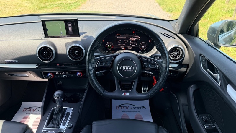 Audi S3 Sportback Black Edition Tfsi 300 Ps S Tronic Red #12
