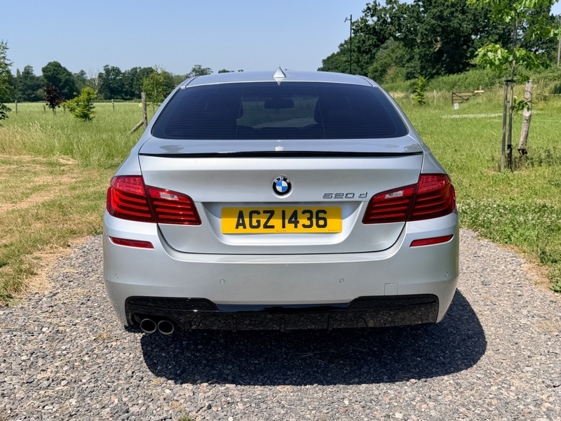 BMW 5 Series 2.0 520D M Sport Silver #6