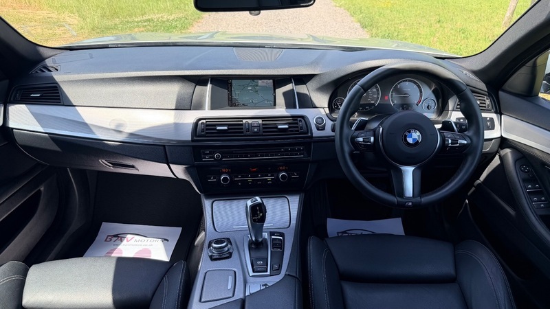 BMW 5 Series 535D M Sport Step White #11