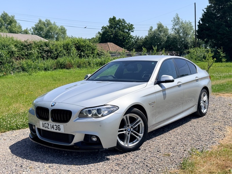 BMW 5 Series 2.0 520D M Sport Silver #3