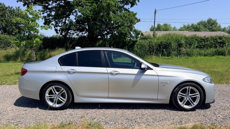 BMW 5 Series 535D M Sport Step White #8