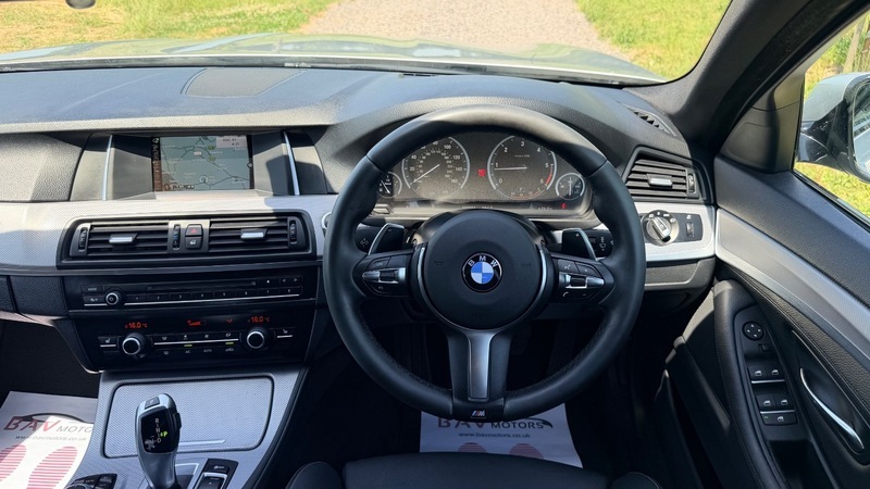 BMW 5 Series 535D M Sport Step White #13