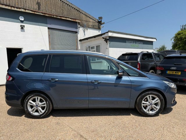 Ford Galaxy Ecoblue Titanium Mpv Blue #3