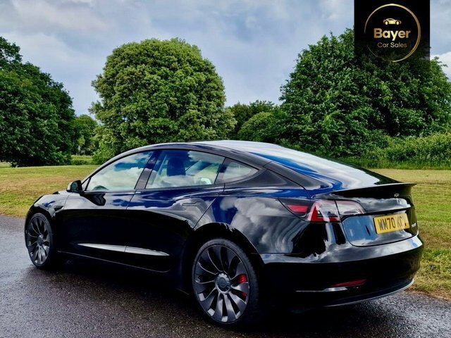 Tesla Model 3 Motor Performance Saloon WM70KCV Black #5
