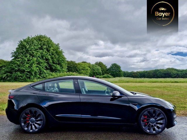 Tesla Model 3 Motor Performance Saloon WM70KCV Black #2