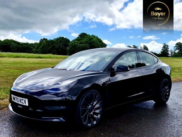 Tesla Model 3 Motor Performance Saloon Black