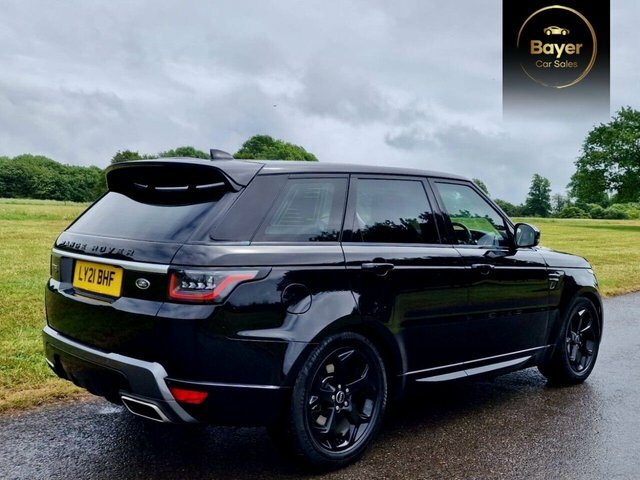 Land Rover Range Rover Sport D250 Mhev Hse Suv Black #4