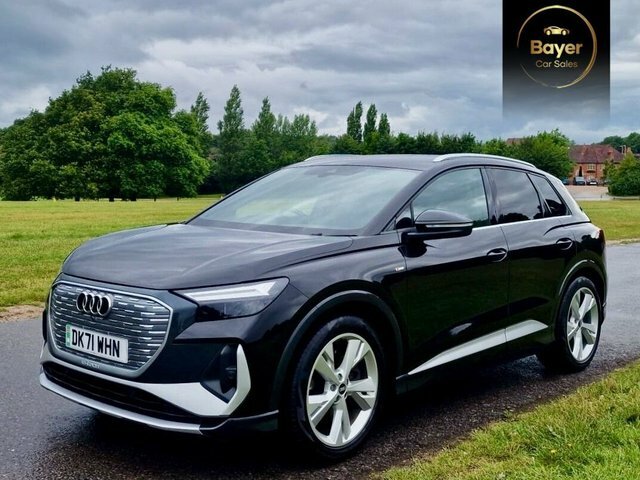 Audi Q4 E Tron S Line Suv Black