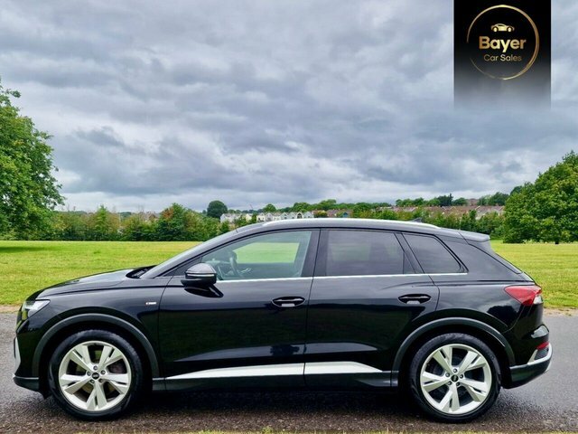 Audi Q4 E Tron S Line Suv Black #3