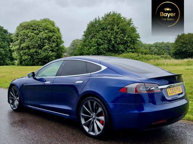 Tesla Model S Motor Performance Hatchback Blue #5