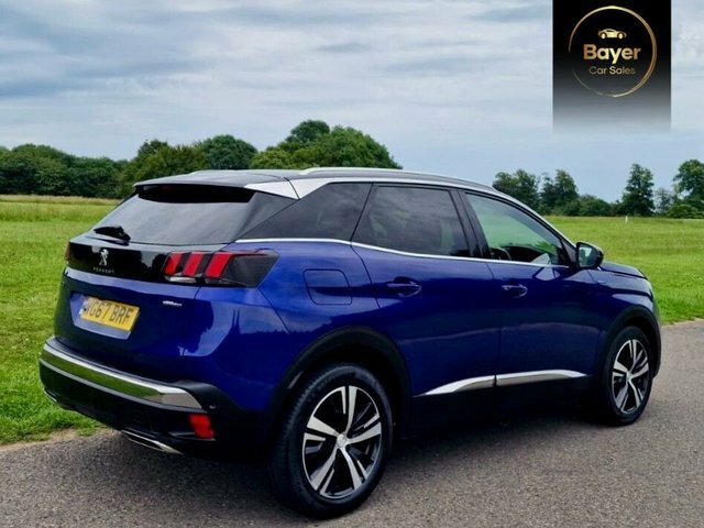Peugeot 3008 Puretech Gt Line Suv Blue #4