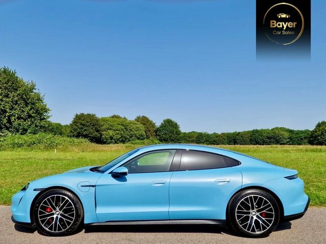 Porsche Taycan Plus 93.4Kwh 4S Saloon Blue #3