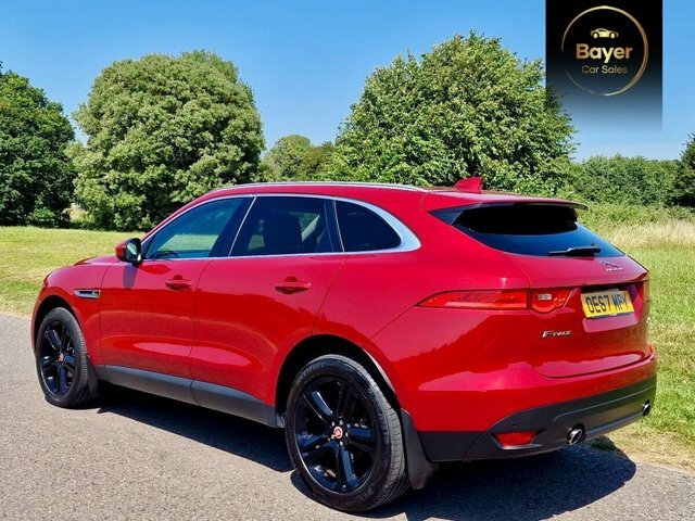 Jaguar F-Pace P250i Portfolio Suv Red #5