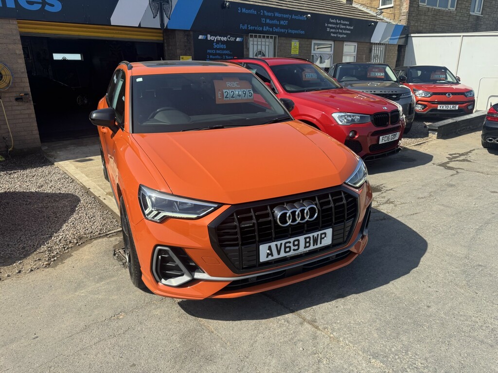 Audi Q3 Suv 2.0 Tdi 40 S Line 2019 AV69BWP Orange #3
