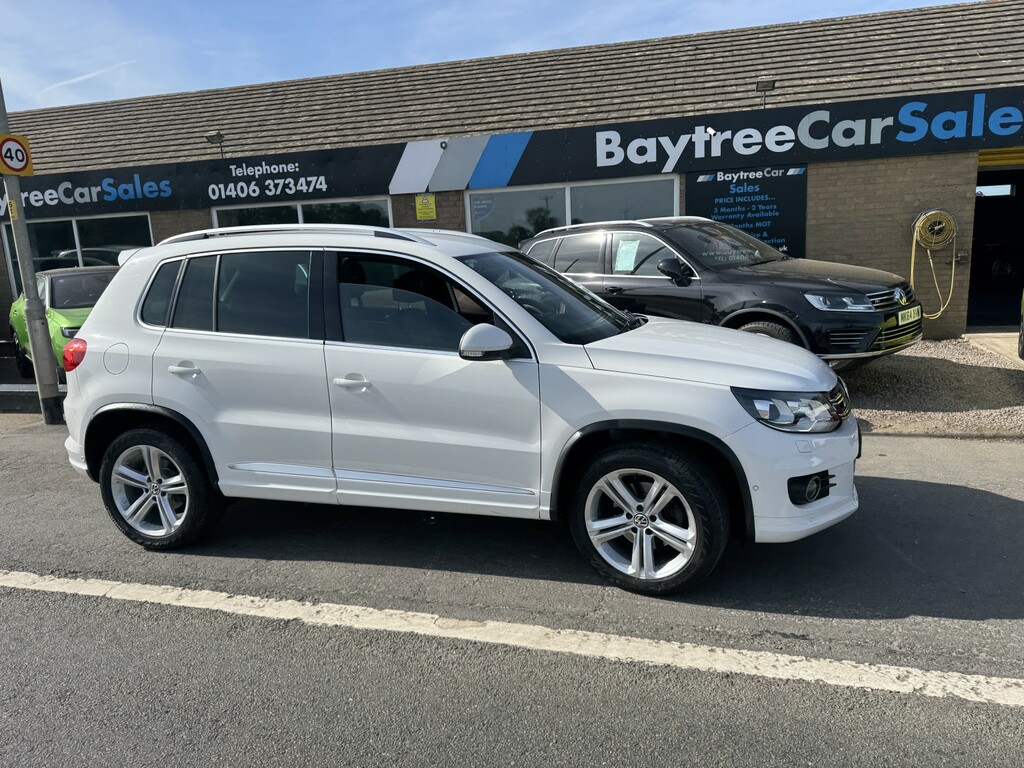 Volkswagen Tiguan Suv 2.0 Tdi Bluemotion Tech R-line 2013 White #2