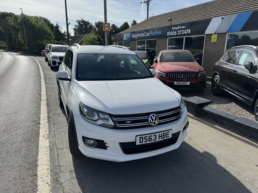 Volkswagen Tiguan Suv 2.0 Tdi Bluemotion Tech R-line 2013 White #5