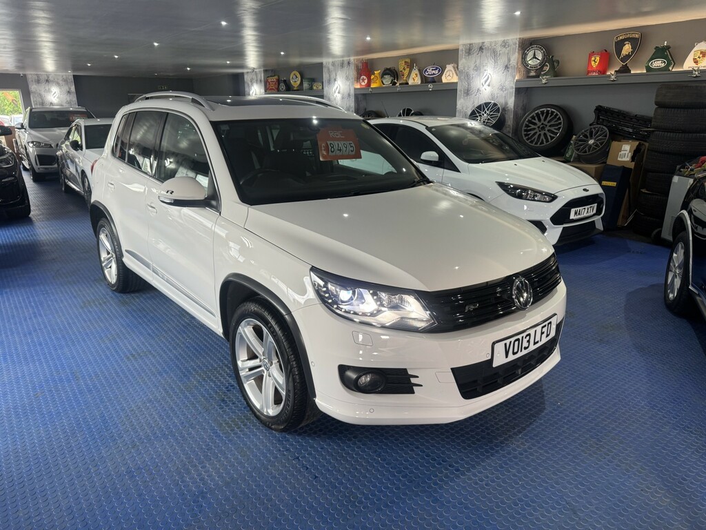 Volkswagen Tiguan Suv 2.0 Tdi Bluemotion Tech R-line 2013 White #2