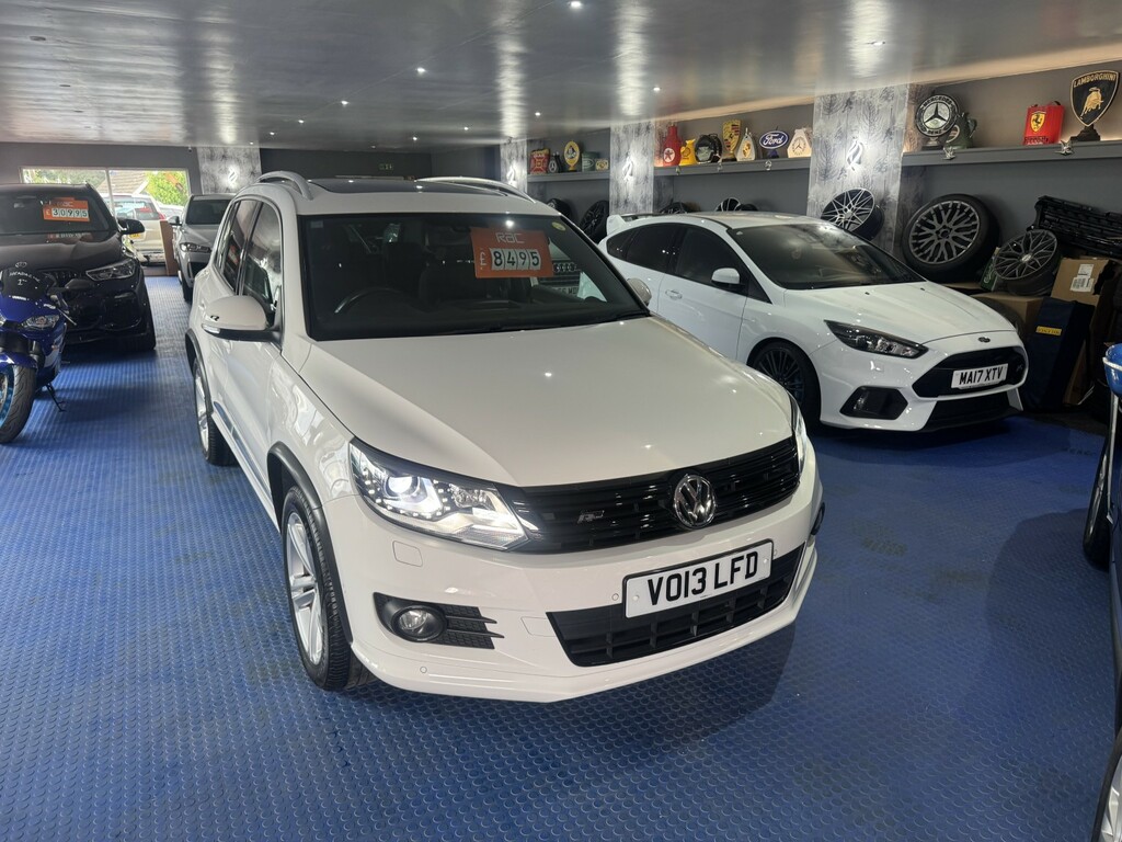 Volkswagen Tiguan Suv 2.0 Tdi Bluemotion Tech R-line 2013 White #4