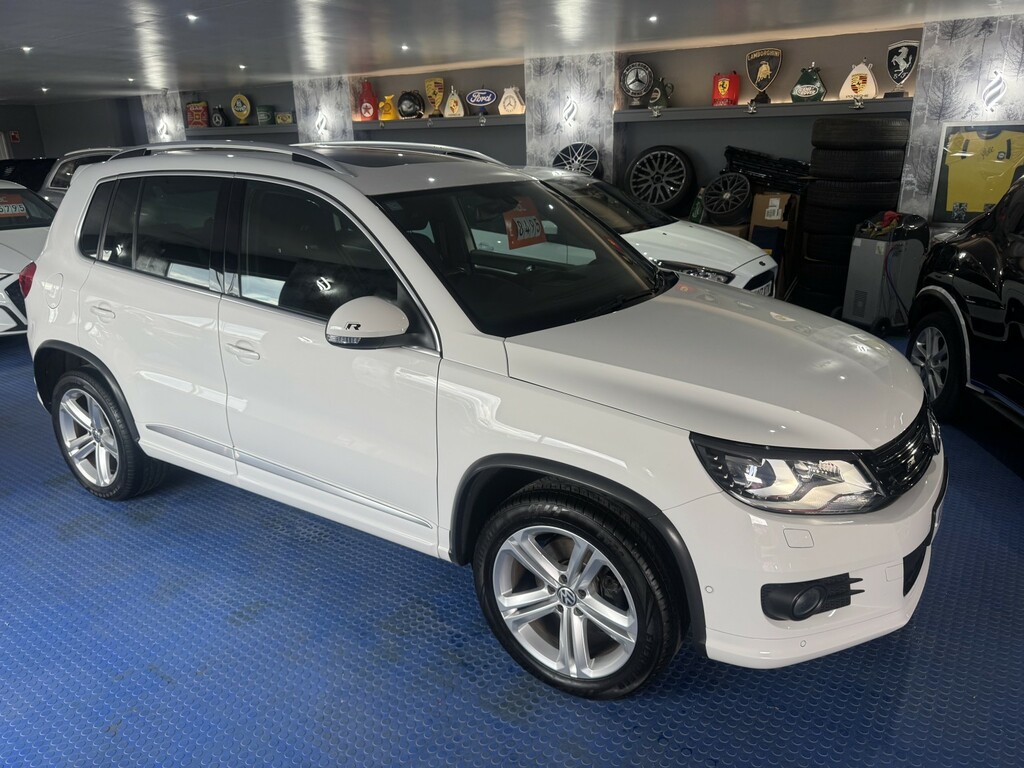 Volkswagen Tiguan Suv 2.0 Tdi Bluemotion Tech R-line 2013 White #5