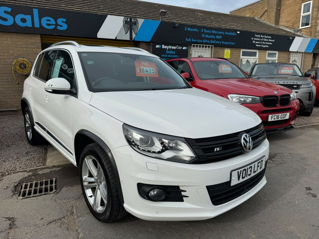 Volkswagen Tiguan Suv 2.0 Tdi Bluemotion Tech R-line 2013 White #3