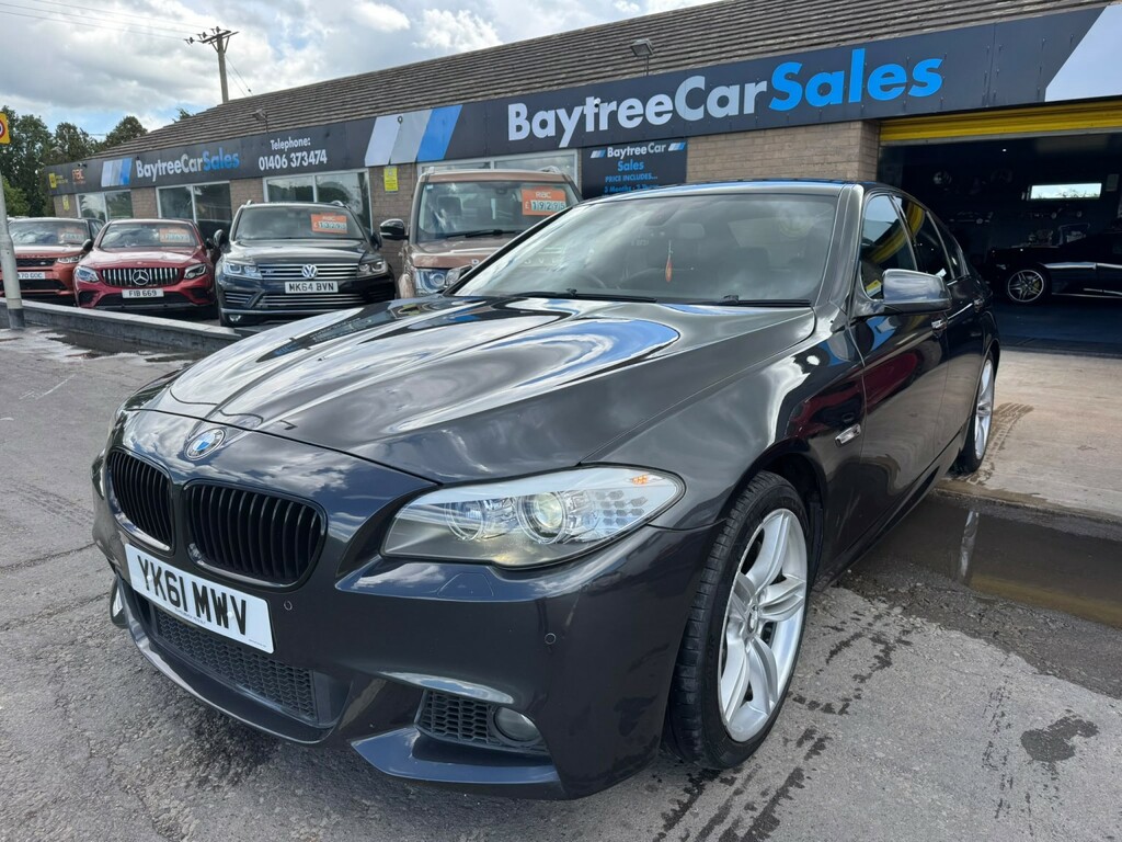 BMW 5 Series 2.0 525D M Sport Saloon Grey #4