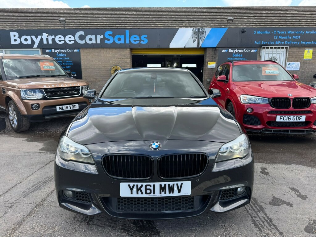 BMW 5 Series 2.0 525D M Sport Saloon Grey #3