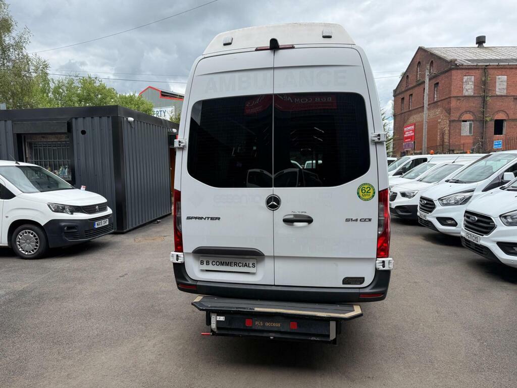 Mercedes-Benz Sprinter 2.1 514 Cdi Rwd L2 H1 Euro 6 White #5