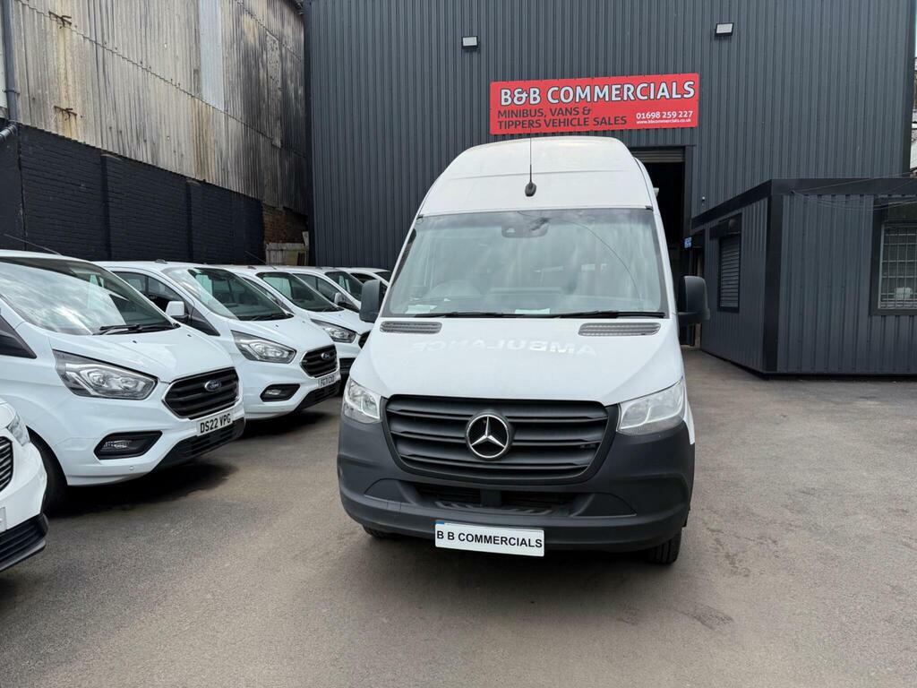 Mercedes-Benz Sprinter 2.1 514 Cdi Rwd L2 H1 Euro 6 White #2