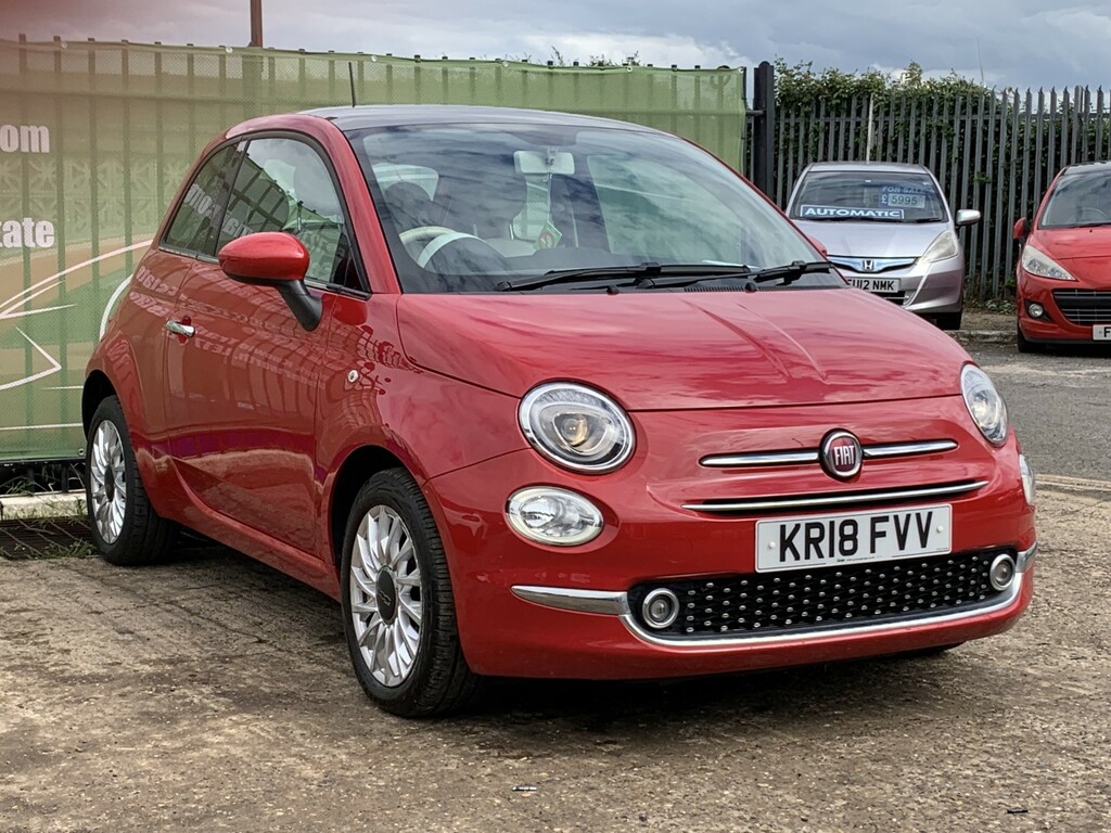 Fiat 500 1.2 500 E6b 1.2 69Hp Lounge 201818 KR18FVV Red