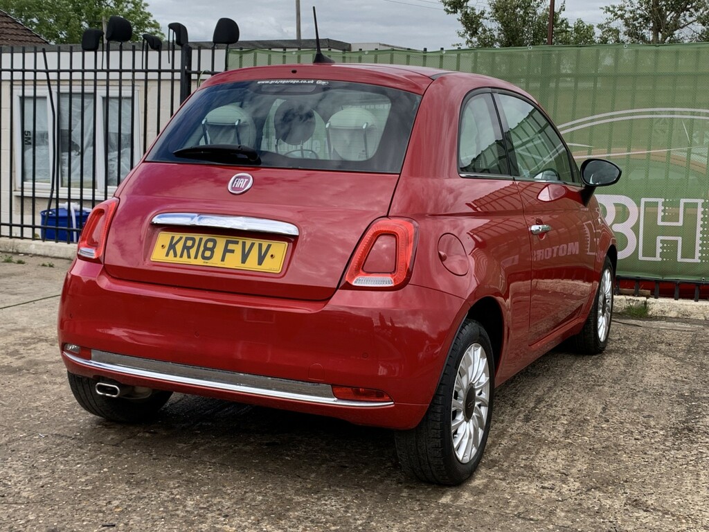 Fiat 500 1.2 500 E6b 1.2 69Hp Lounge 201818 KR18FVV Red #6