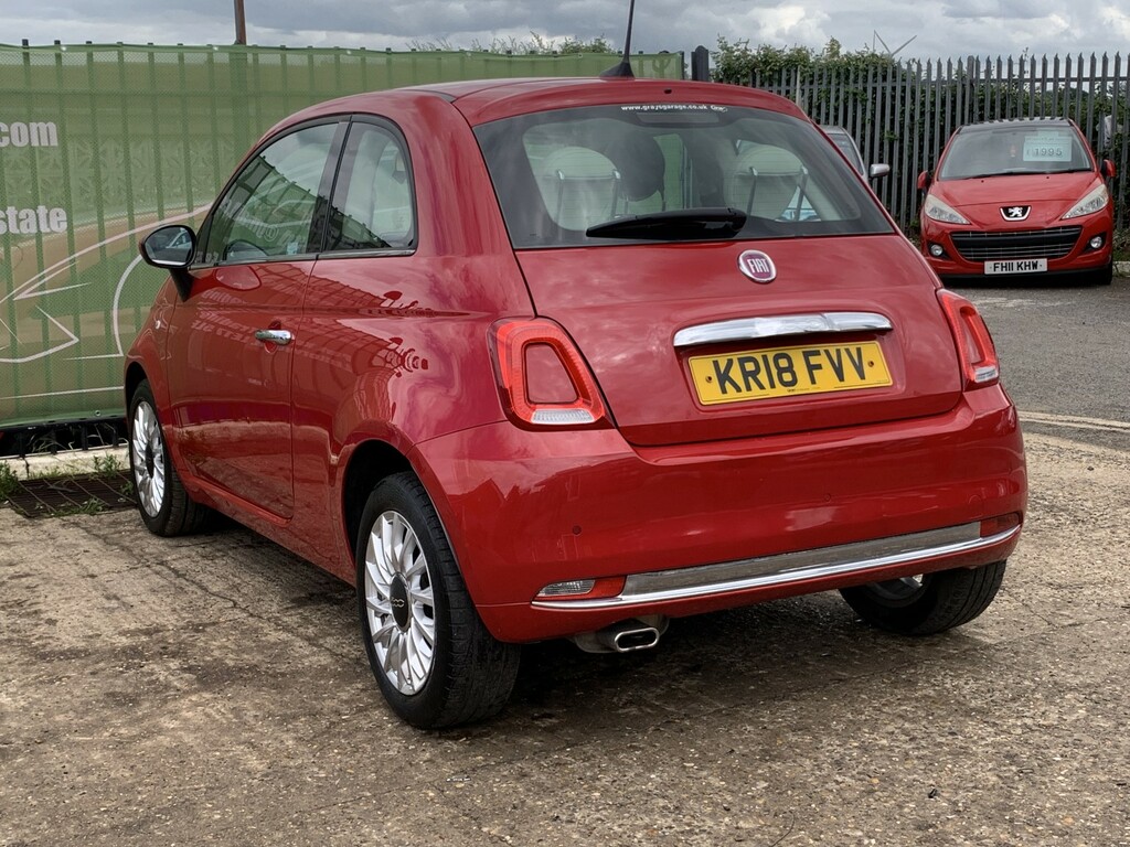 Fiat 500 1.2 500 E6b 1.2 69Hp Lounge 201818 KR18FVV Red #4