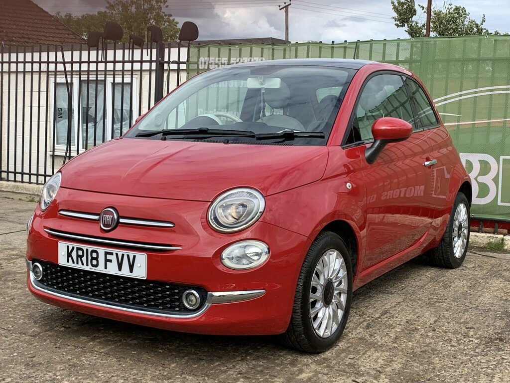 Fiat 500 1.2 500 E6b 1.2 69Hp Lounge 201818 KR18FVV Red #3