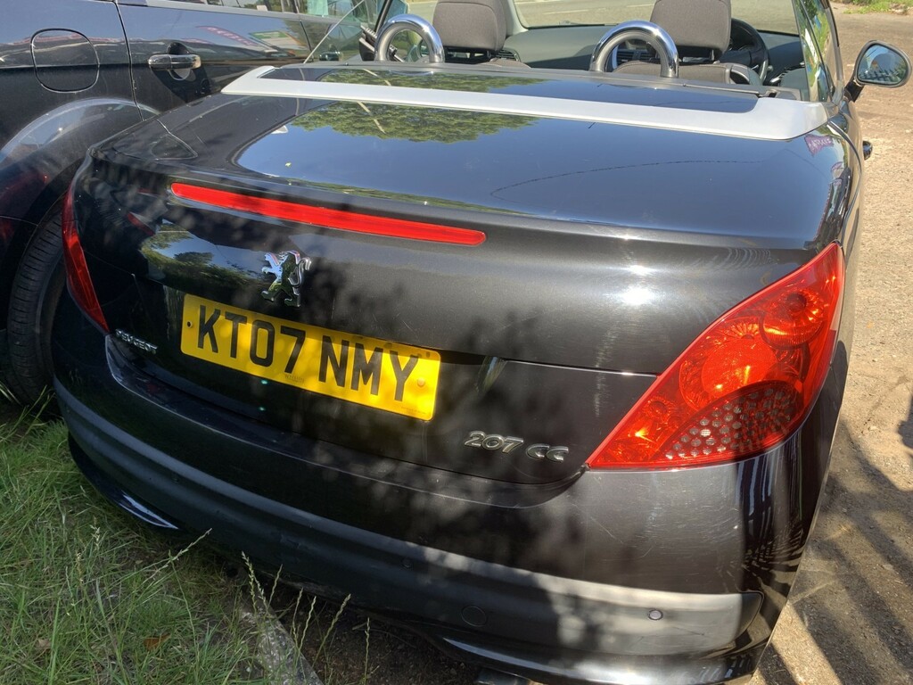 Peugeot 207 CC 1.6 16V Gt Black #5