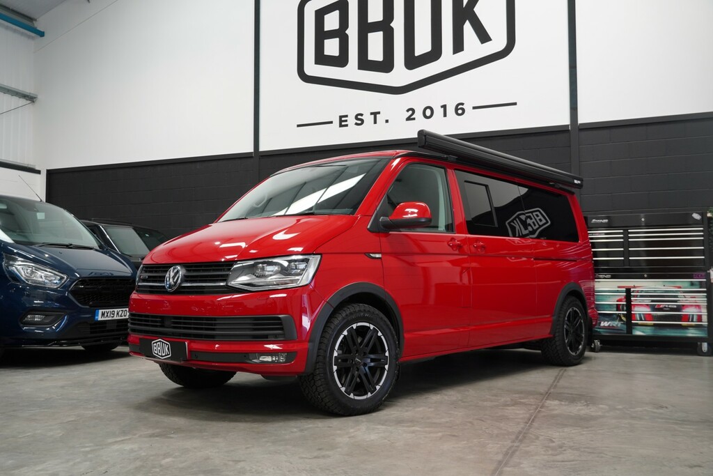 Volkswagen Transporter 2.0 Bitdi T32 Bluemotion Tech Highline Red #2