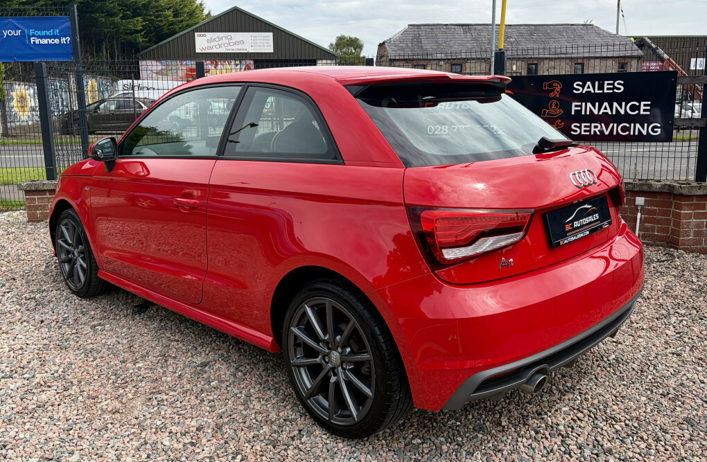 Audi A1 A1 S Line Tdi EF17HJX Red #3