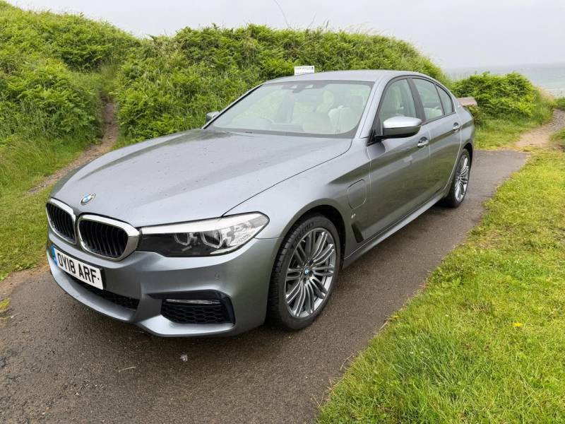 BMW 5 Series 530E M Sport Blue #3