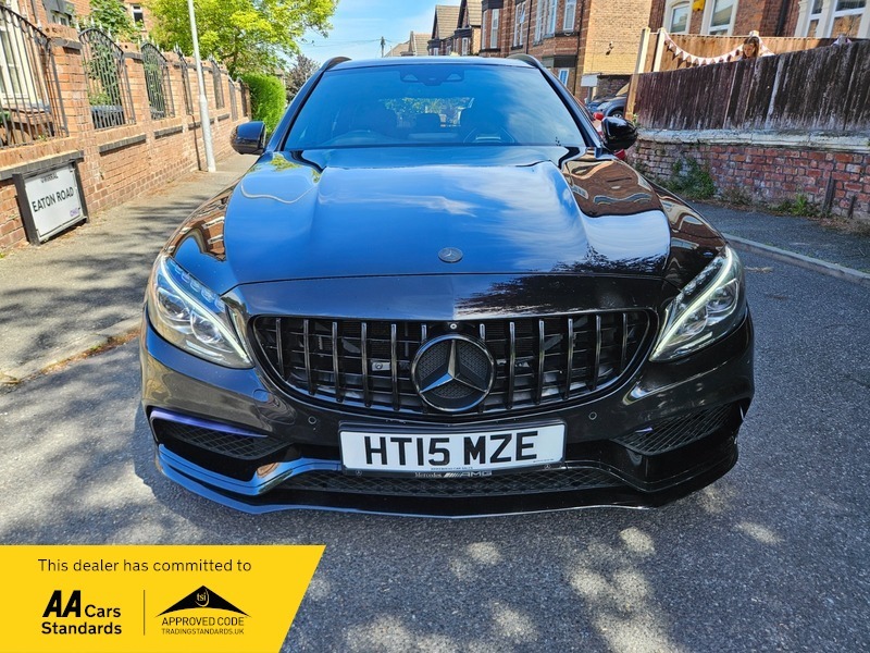 Mercedes-Benz C Class Amg C 63 S Black #2