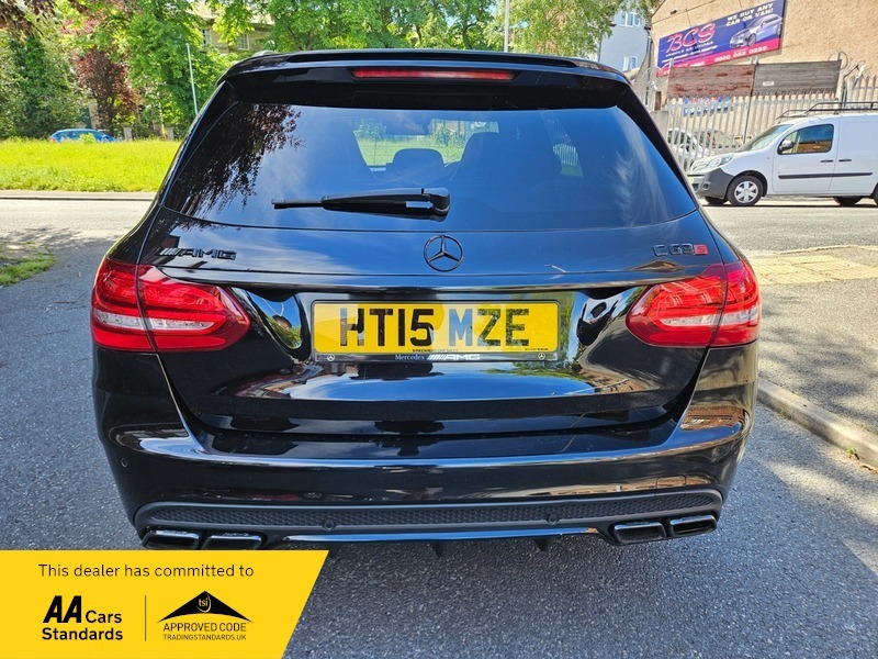 Mercedes-Benz C Class Amg C 63 S Black #6