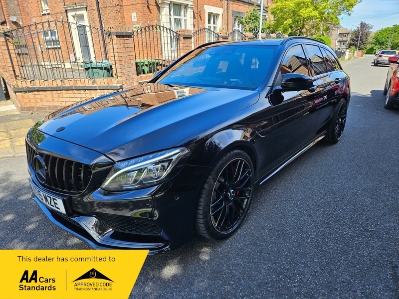 Mercedes-Benz C Class Amg C 63 S Black #3