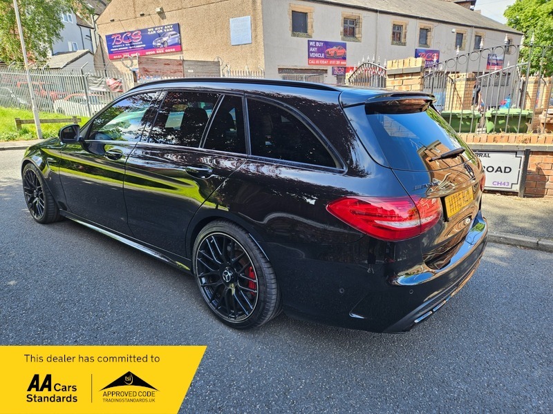 Mercedes-Benz C Class Amg C 63 S Black #5