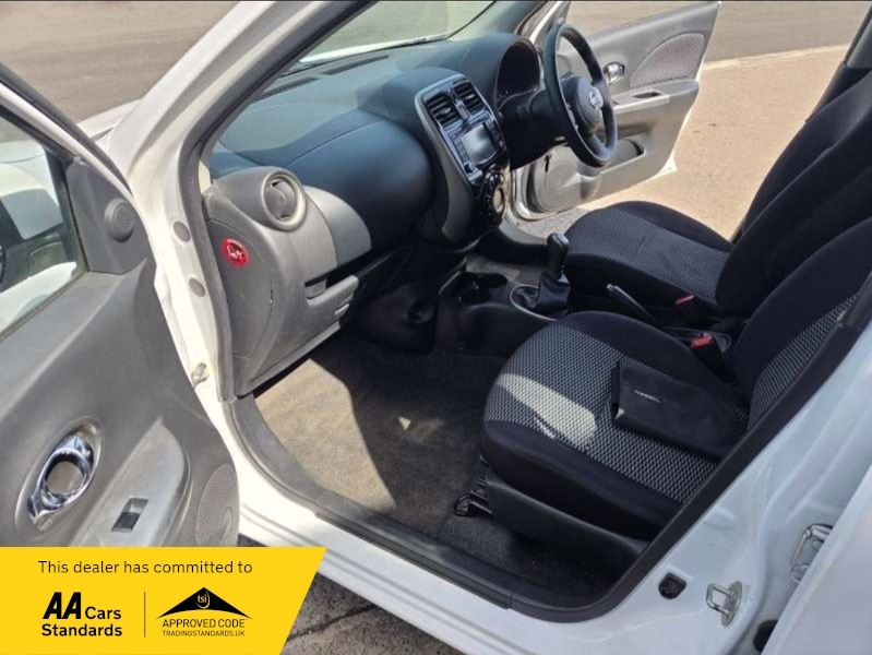 Nissan Micra 1.2 Acenta White #4